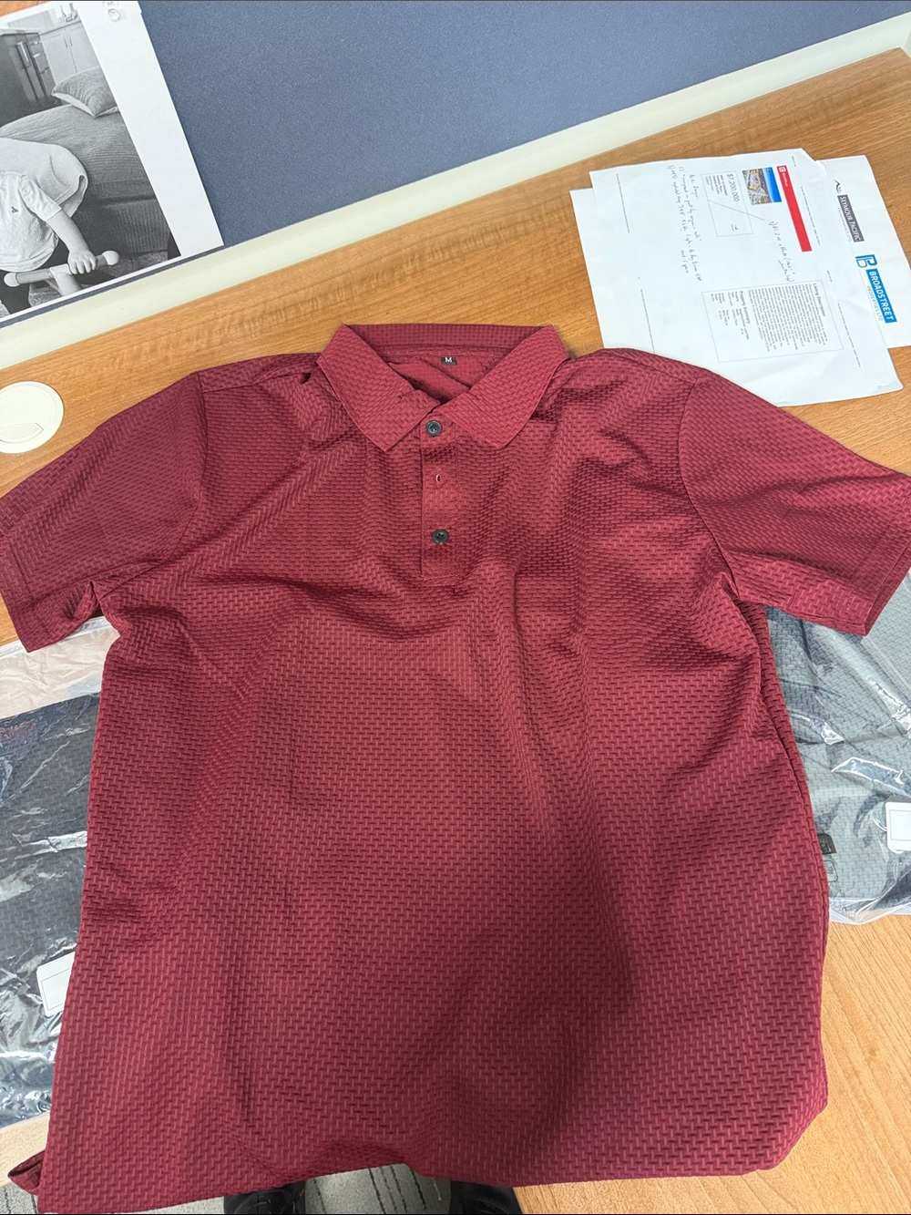 3 Men's Polo Shirts by Breeze size medium